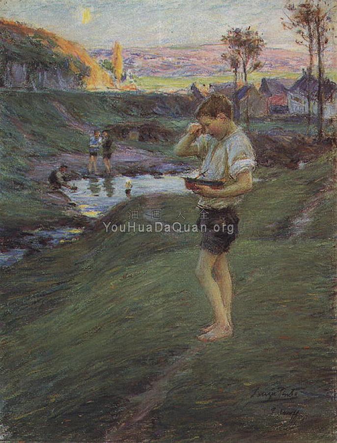 Rapaz com um Barco - 何塞·胡利奥·德·索萨·平托